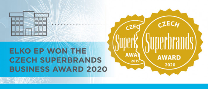 ELKO EP won the Czech Superbrands Business award 2020 photo
